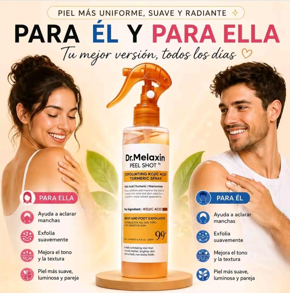 ✨ DR. MELAXIN PEEL SHOT –🔥 ELIMINA LA PIEL MUERTA ✨