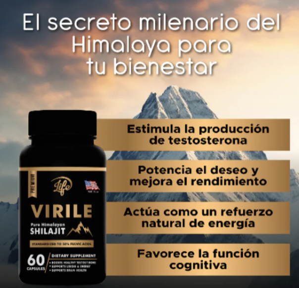 🔥 SHILAJIT VIRILE = TAMAÑO + PODER 🍆 TENERLO GRANDE NO ES PROBLEMA 💊
