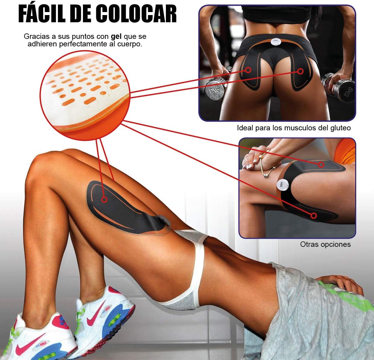 Electroestimulador de glúteos pro💪🍑