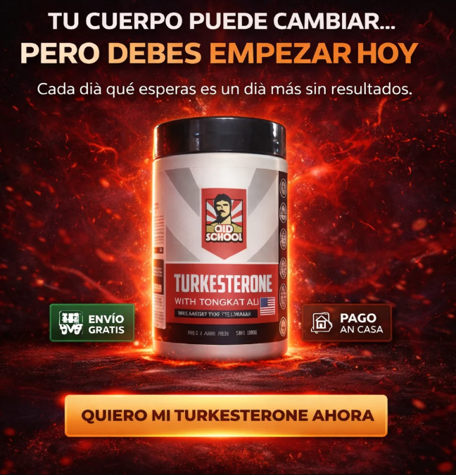 TURKESTERONE--DESPIERTA TU PODER MASCULINO🔥