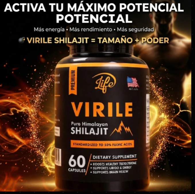 🔥 VIRILE =MÁS TAMAÑO + MÁS PODER 🍆  🎁 REGALO SORPRESA: MEGAFRUIT GRATIS (Controla la eyaculación precoz)