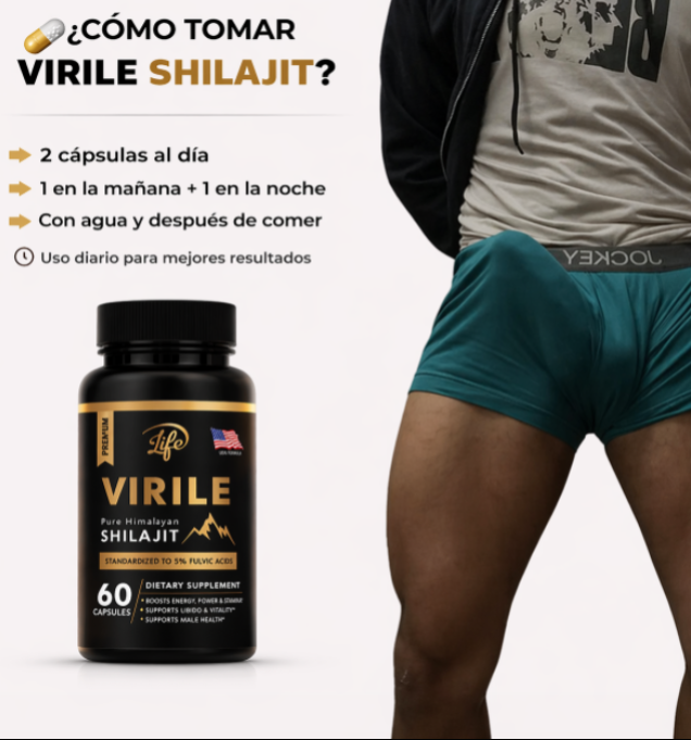 🔥 SHILAJIT VIRILE = TAMAÑO + PODER 🍆 TENERLO GRANDE NO ES PROBLEMA 💊