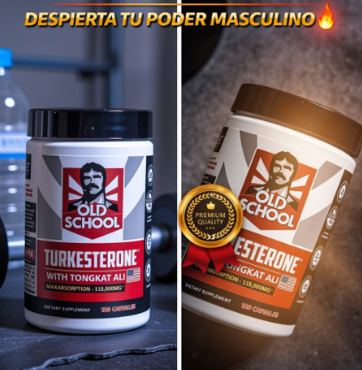 TURKESTERONE--DESPIERTA TU PODER MASCULINO🔥60 CÁPSULAS💊
