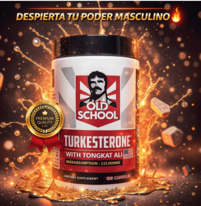 TURKESTERONE--DESPIERTA TU PODER MASCULINO🔥60 CÁPSULAS💊
