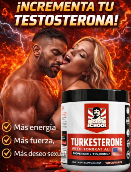 TURKESTERONE--DESPIERTA TU PODER MASCULINO🔥