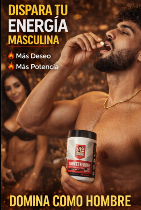 TURKESTERONE--DESPIERTA TU PODER MASCULINO🔥60 CÁPSULAS💊
