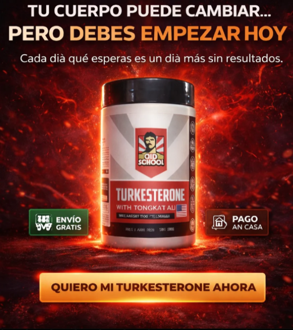 TURKESTERONE--DESPIERTA TU PODER MASCULINO🔥60 CÁPSULAS💊