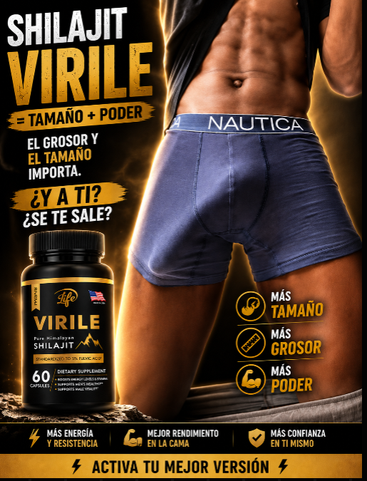 🔥 SHILAJIT VIRILE = TAMAÑO + PODER 🍆 TENERLO GRANDE NO ES PROBLEMA 💊