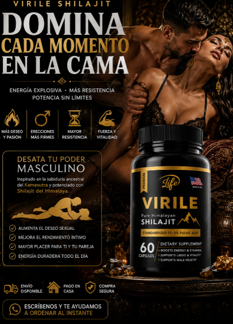 🔥 SHILAJIT VIRILE = TAMAÑO + PODER 🍆 TENERLO GRANDE NO ES PROBLEMA 💊