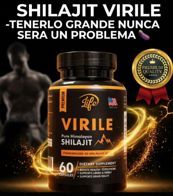 🔥 SHILAJIT VIRILE = TAMAÑO + PODER 🍆 TENERLO GRANDE NO ES PROBLEMA 💊
