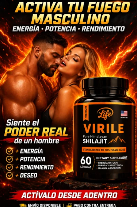 🔥 VIRILE =MÁS TAMAÑO + MÁS PODER 🍆  🎁 REGALO SORPRESA: MEGAFRUIT GRATIS (Controla la eyaculación precoz)