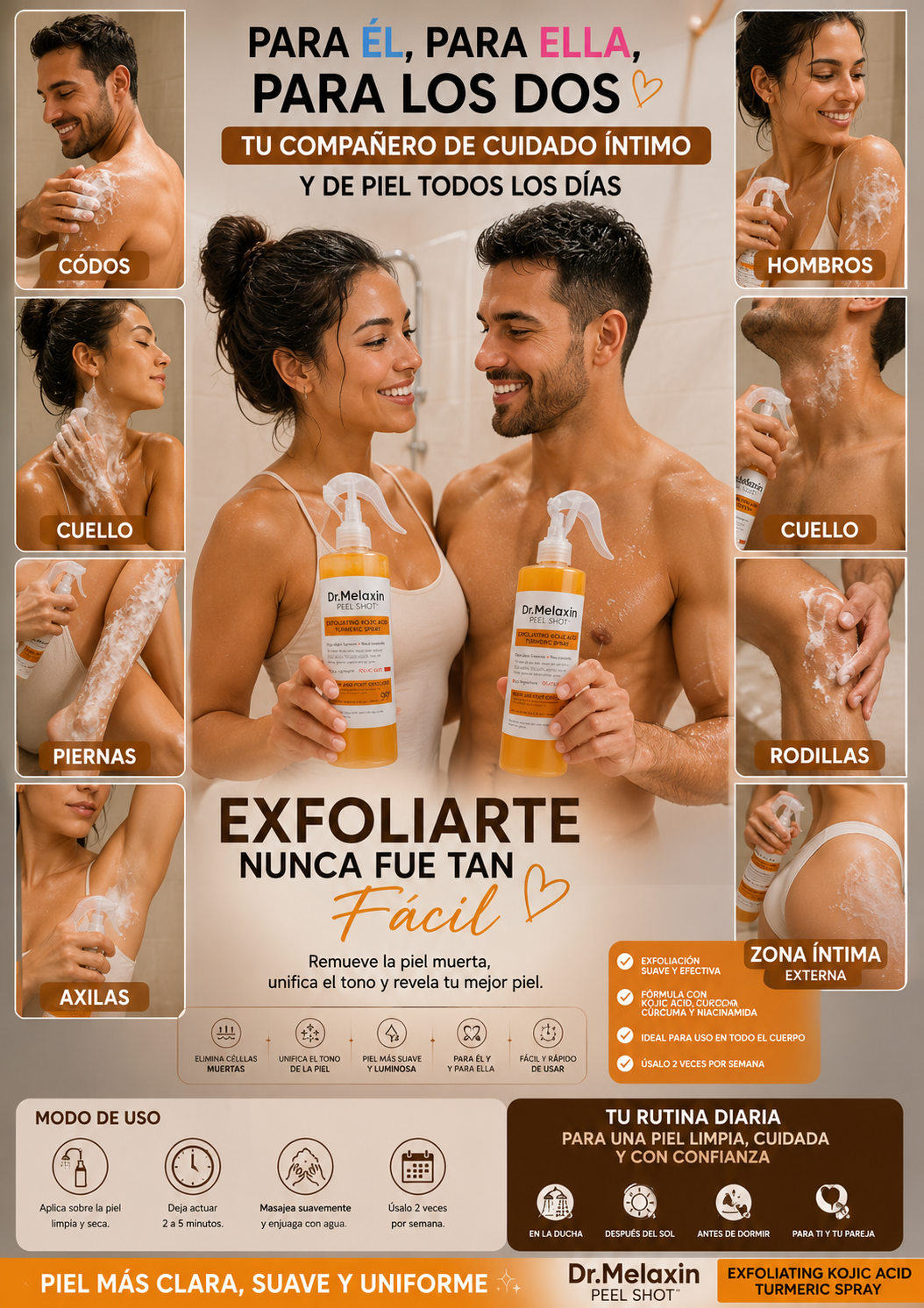 ✨ DR. MELAXIN PEEL SHOT –🔥 ELIMINA LA PIEL MUERTA ✨