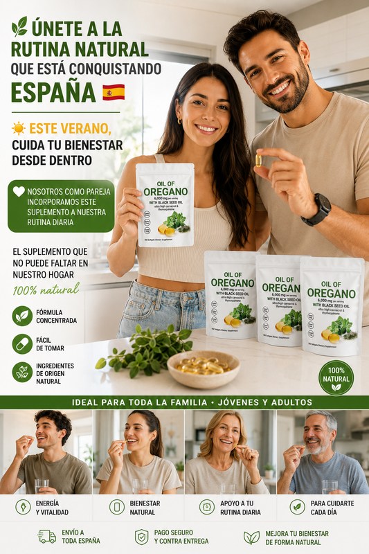 ACEITE DE OREGANO 100%🌿 60 CAPSULAS