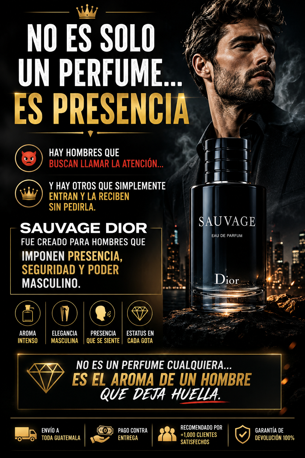 💎 DIOR SAUVAGE – PODER Y ELEGANCIA MASCULINA 🔥