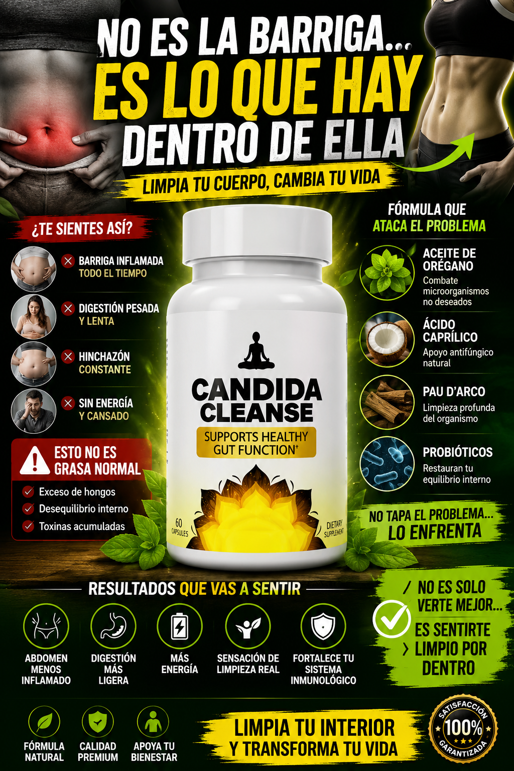 💊 CANDIDA CLEANSE –🌿 Empieza a cuidar tu bienestar desde dentro💊