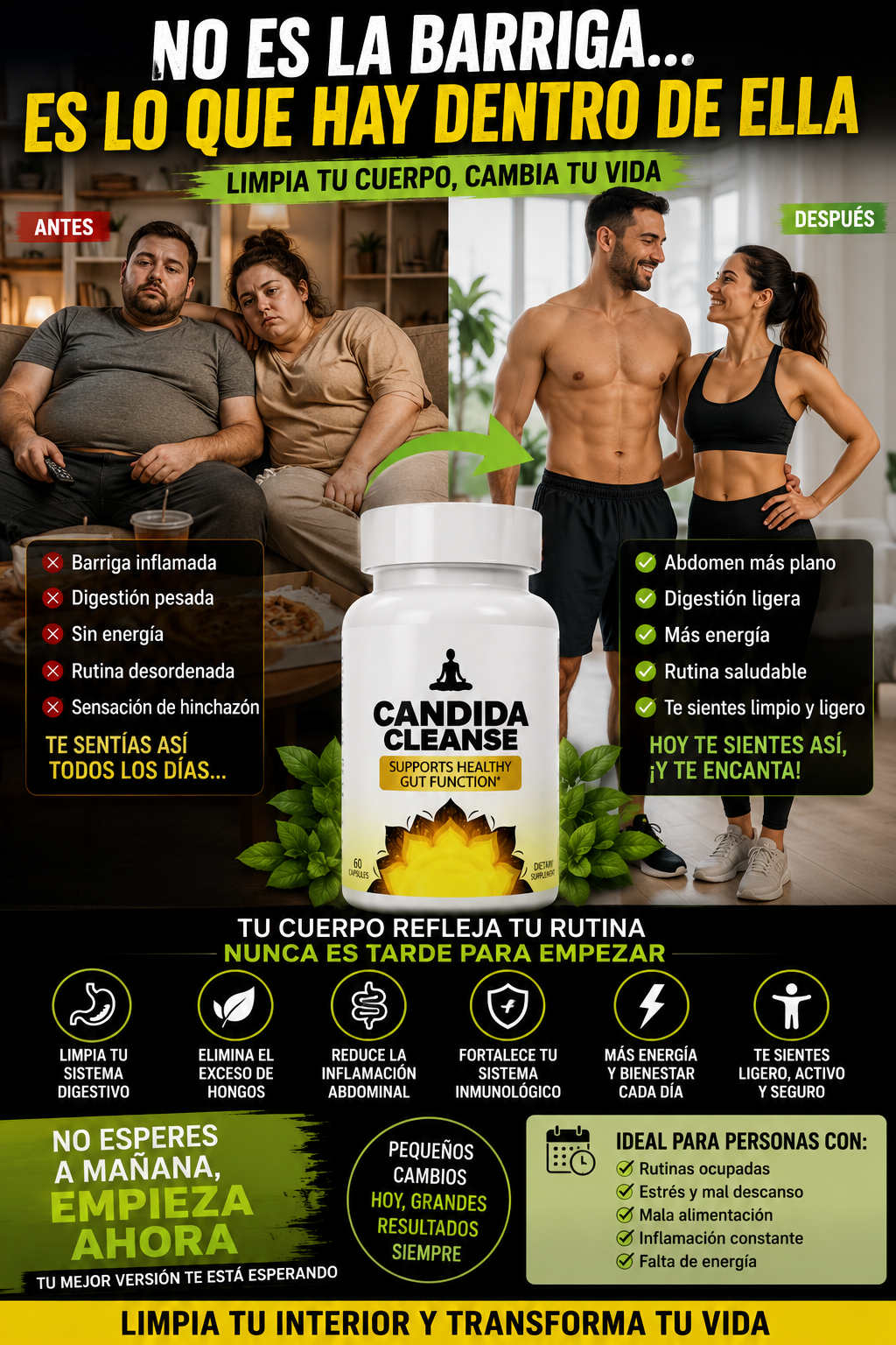 💊 CANDIDA CLEANSE –🌿 Empieza a cuidar tu bienestar desde dentro💊