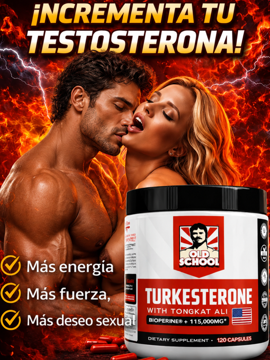 TURKESTERONE--DESPIERTA TU PODER MASCULINO🔥60 CÁPSULAS💊