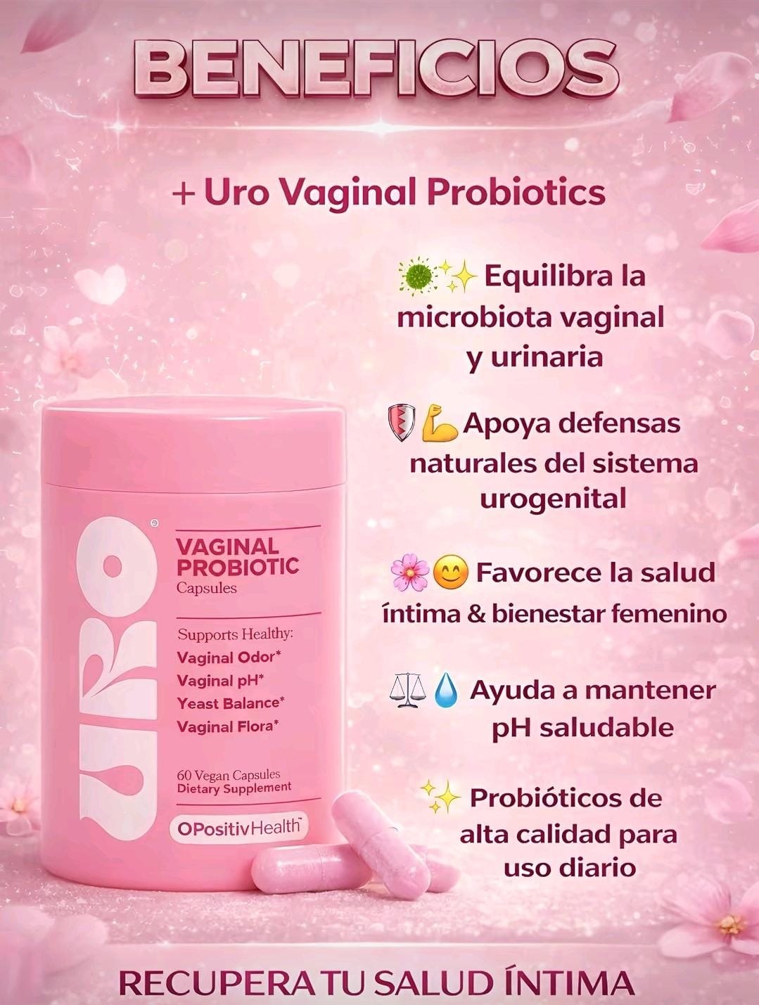 URO Probióticos- Tu zona íntima no es negociable🌸